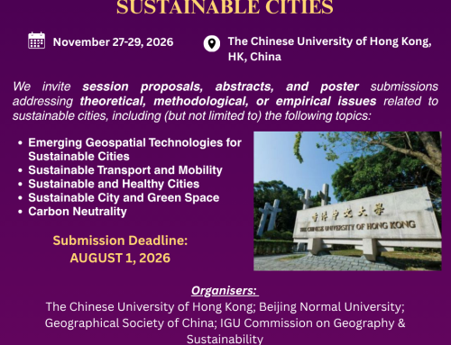 International Workshop on Geography and Sustainability 2026