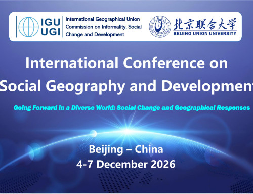 International Conference on Social Geography and Development, 4 – 7 December, 2026, Beijing, China