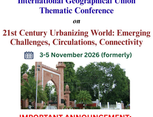 Notice: IGU Thematic Conference 2026, Aligarh, India Postponed